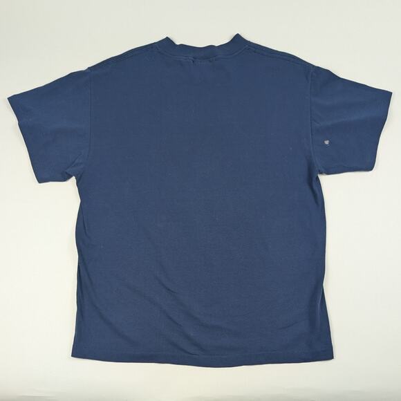 Vintage Michigan University Wolverines 80s Single Stich Distressed Shirt Large - Picture 6 of 8